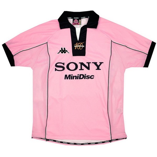 Camiseta Juventus Replica Segunda Ropa Retro 1997 1998 Rosa